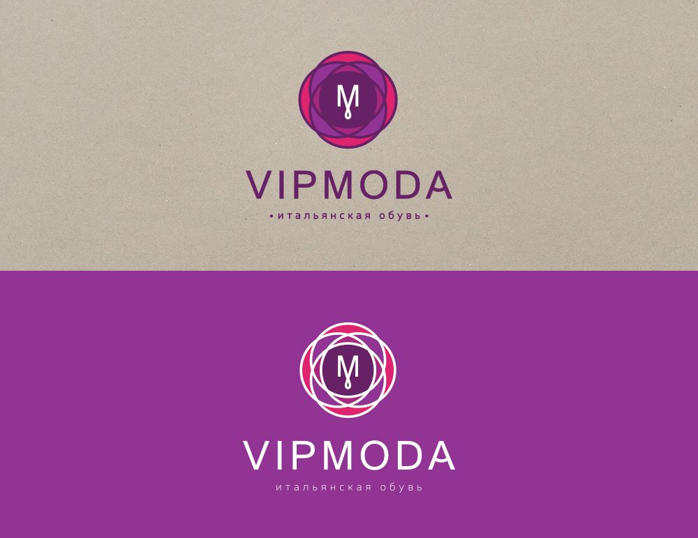 Лого и фирменный стиль компании ВИПМОДА  - дизайнер MUMAMUMA