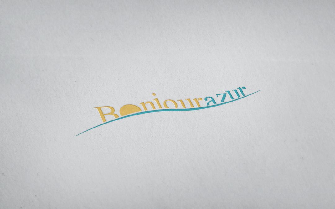Bonjourazur разработка логотипа портала - дизайнер Stive25
