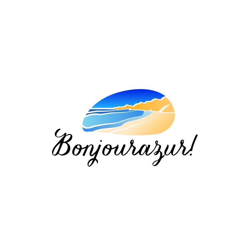Bonjourazur разработка логотипа портала - дизайнер nurasulov
