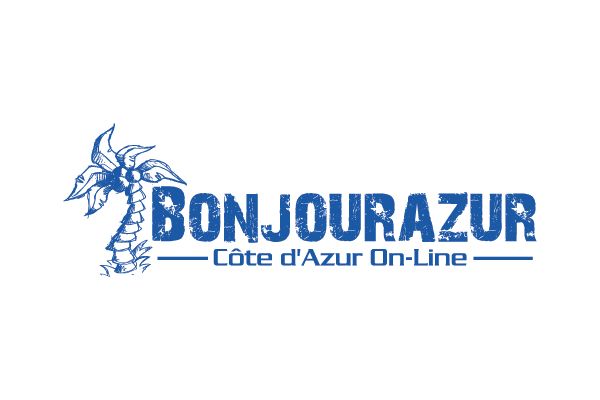Bonjourazur разработка логотипа портала - дизайнер Gorinich_S