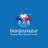Bonjourazur разработка логотипа портала - дизайнер pavalei