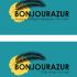 Bonjourazur разработка логотипа портала - дизайнер valeriana_88