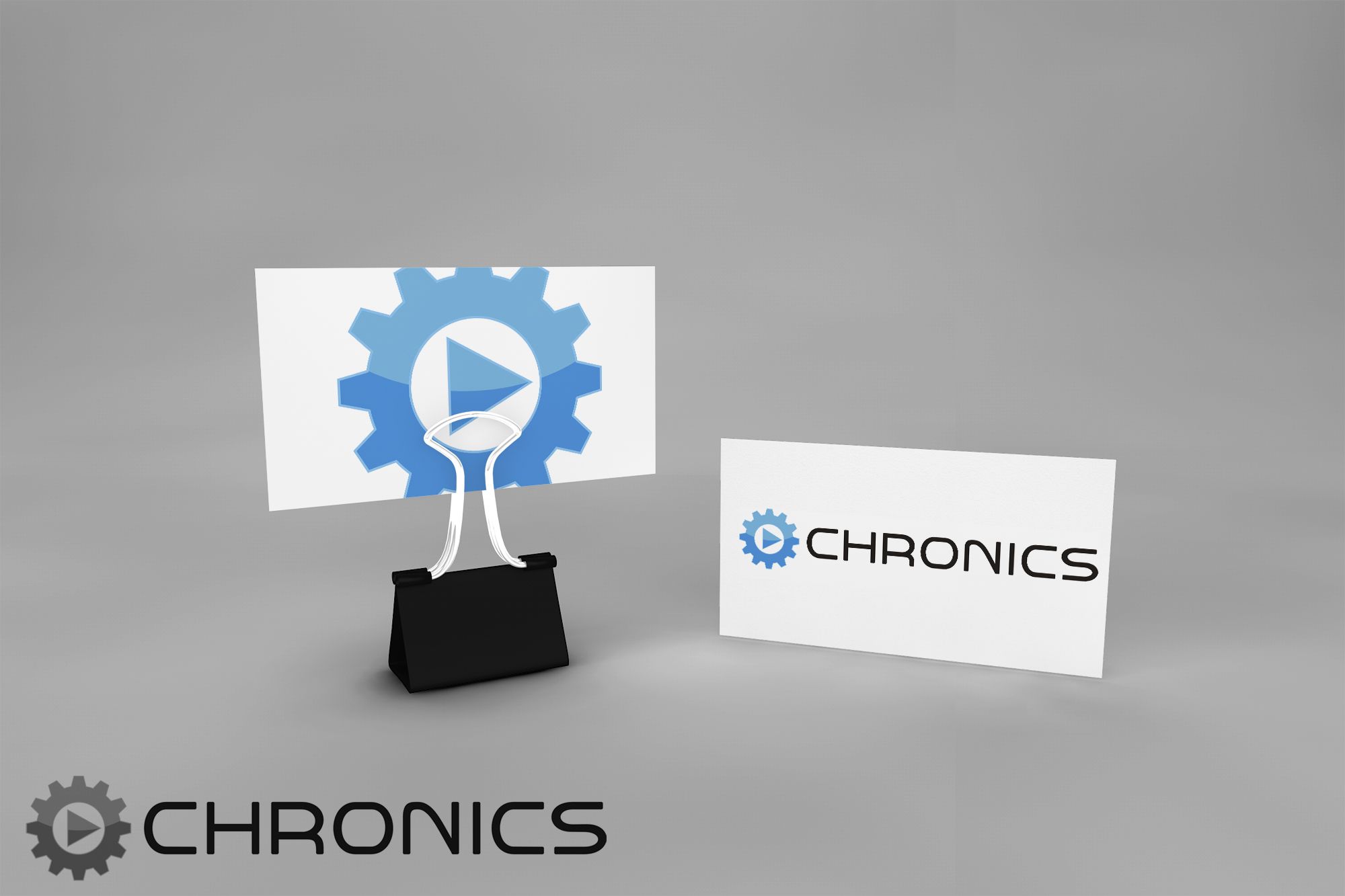 Логотип сервиса Chronics - дизайнер vision
