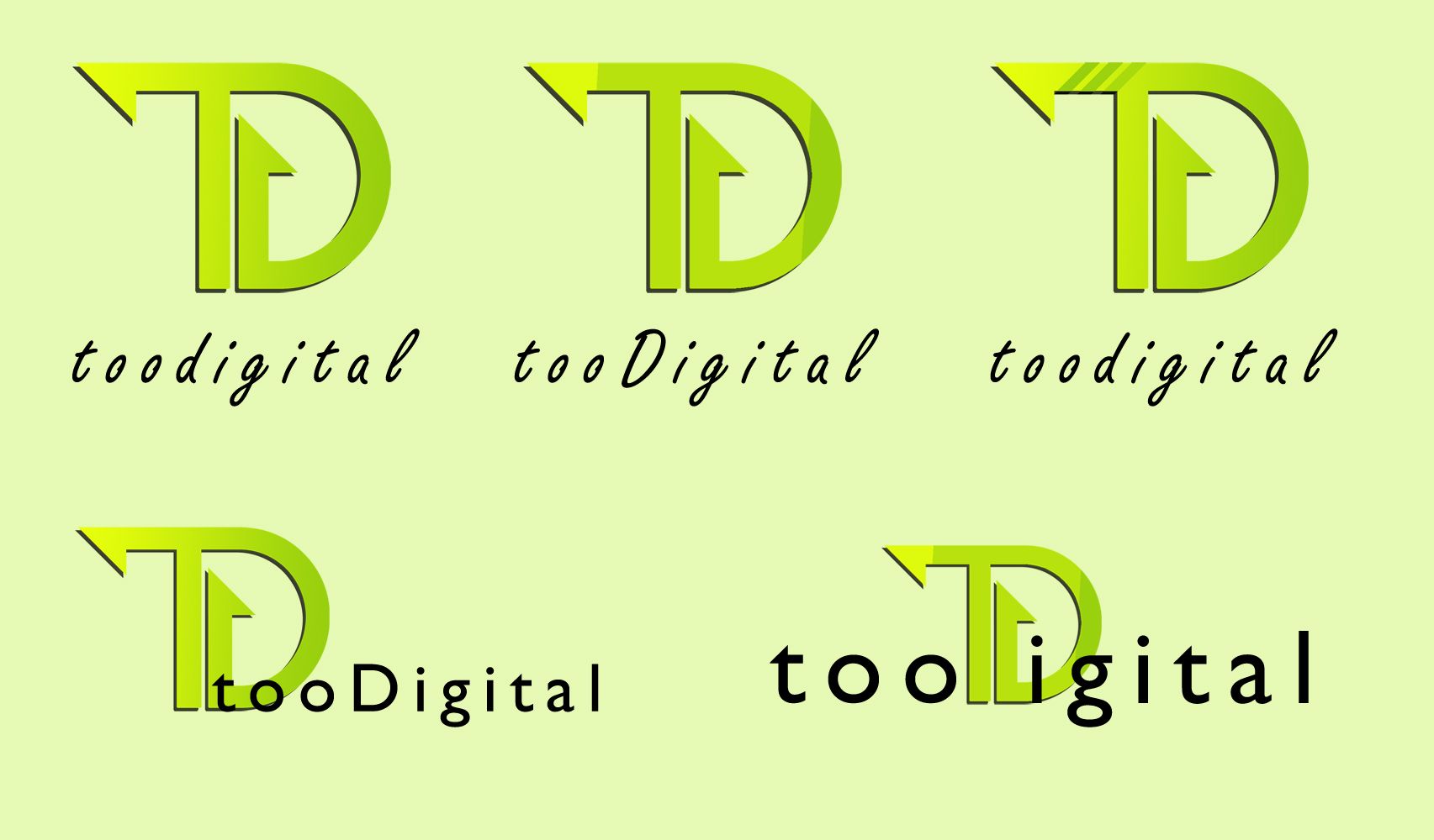 Логотип студии продвижения сайтов toodigital.ru - дизайнер Musina-M