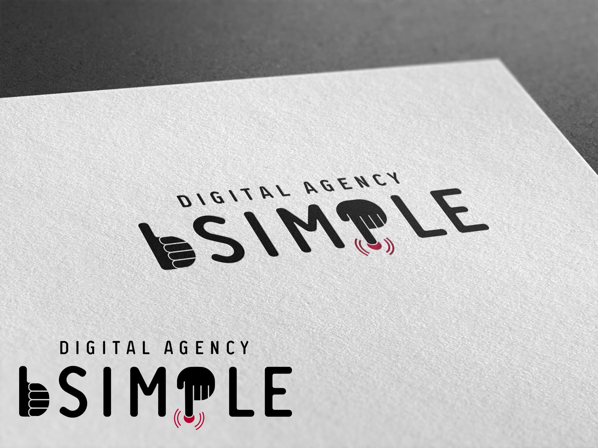 Лого и фирменный стиль для агентства bSimple - дизайнер U4po4mak