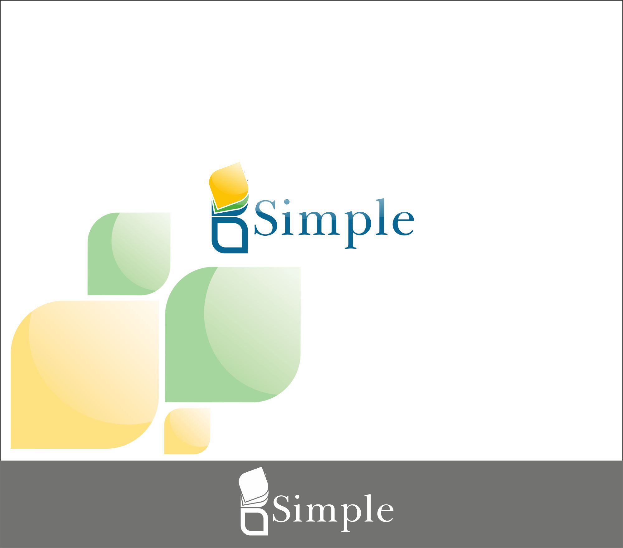 Лого и фирменный стиль для агентства bSimple - дизайнер darkbluecat