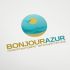 Bonjourazur разработка логотипа портала - дизайнер Keroberas