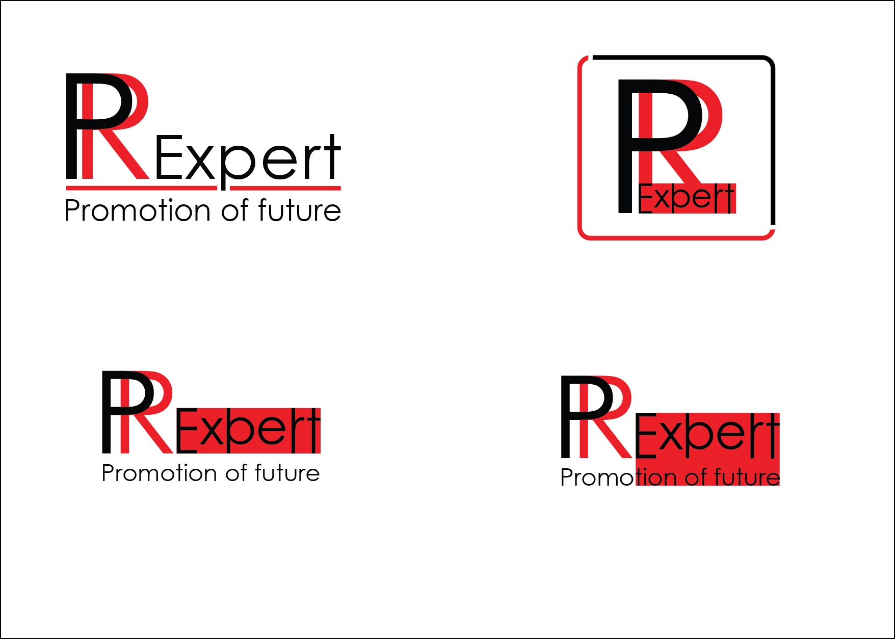 Логотип для компании PR Expert - дизайнер oVmar