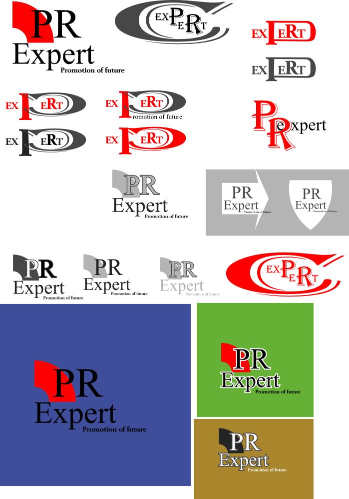 Логотип для компании PR Expert - дизайнер dizteh