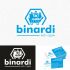 Логотип веб-студии binardi - дизайнер hsochi