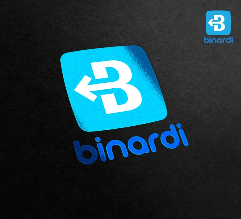 Логотип веб-студии binardi - дизайнер zhutol