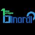 Логотип веб-студии binardi - дизайнер leafflyt