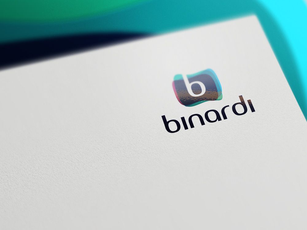 Логотип веб-студии binardi - дизайнер GreenRed
