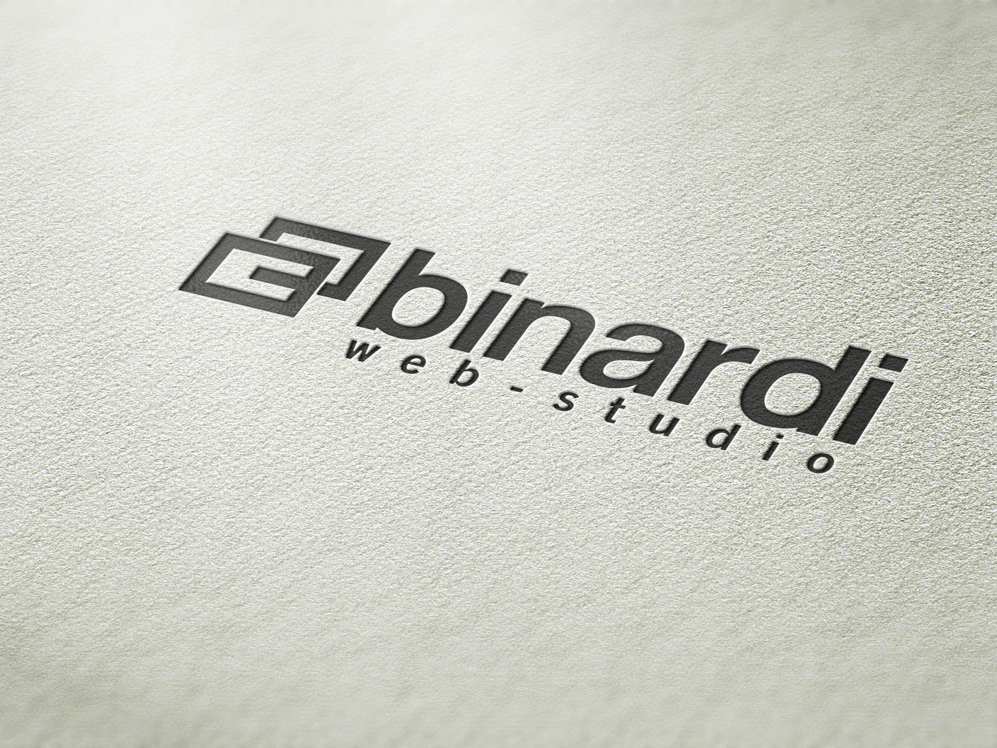 Логотип веб-студии binardi - дизайнер U4po4mak