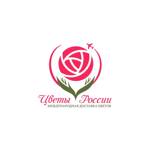 Логотип международной компании по доставке цветов - дизайнер underwood_work