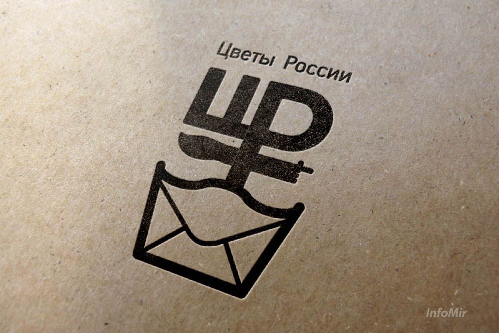 Логотип международной компании по доставке цветов - дизайнер InfoMir