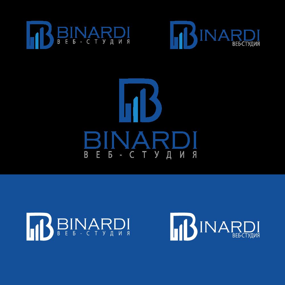 Логотип веб-студии binardi - дизайнер GXeCo