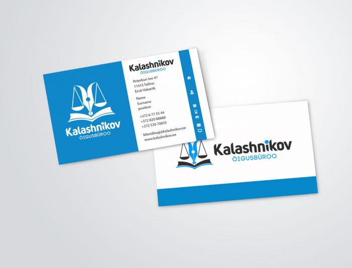 Логотип и визитки для Юридического Бюро - дизайнер Alphir