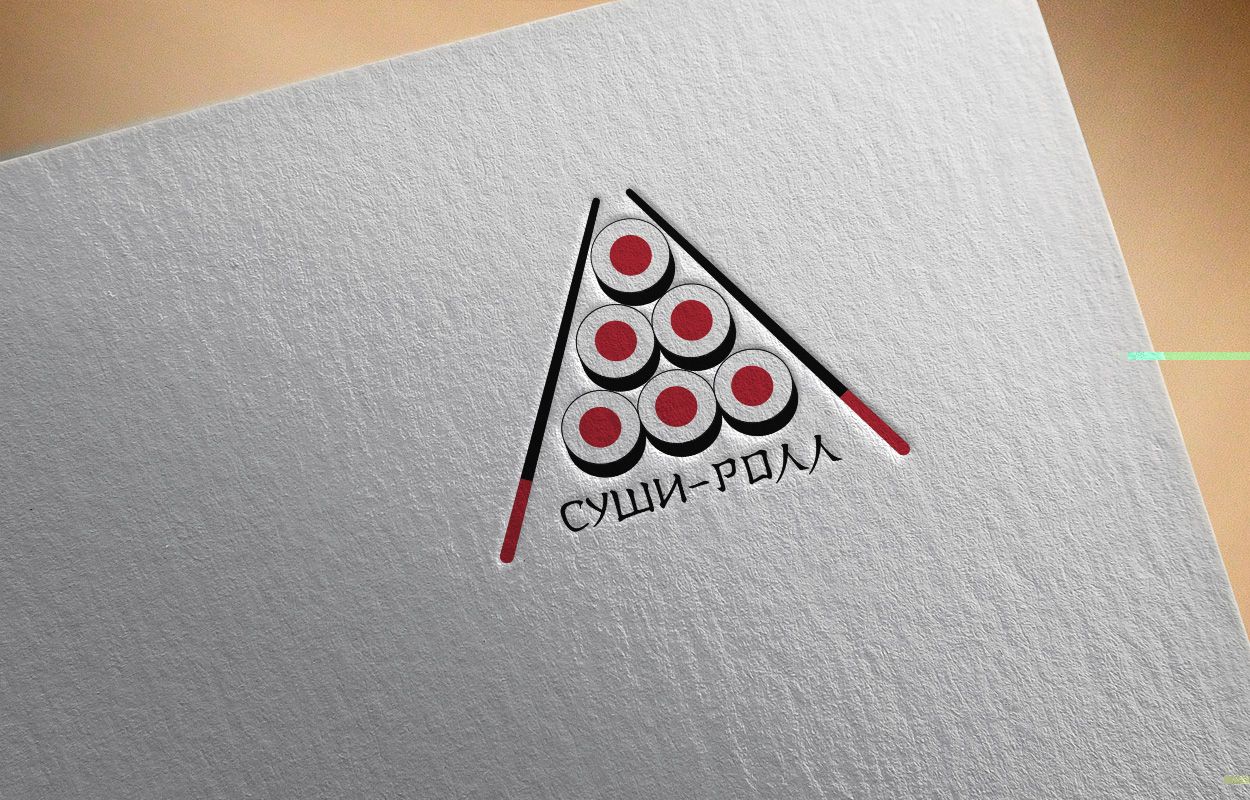 Логотип заведения с суши - дизайнер Dimbildor