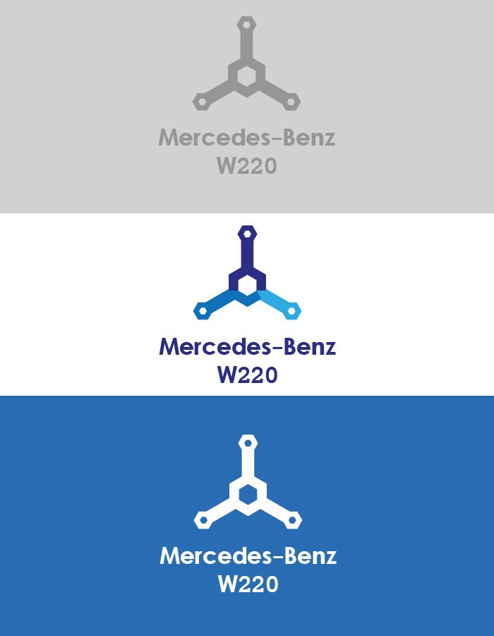 Лого для автозапчастей Mercedes-Benz  - дизайнер hudzovskyj