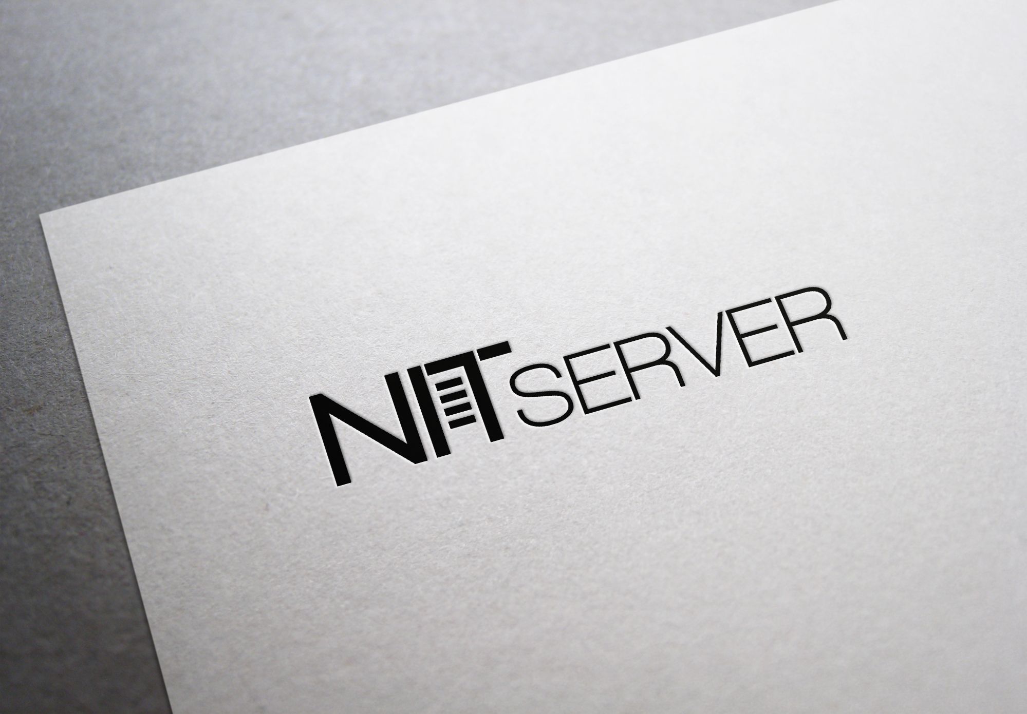 Логотип компании NITserver - аренда серверов - дизайнер U4po4mak