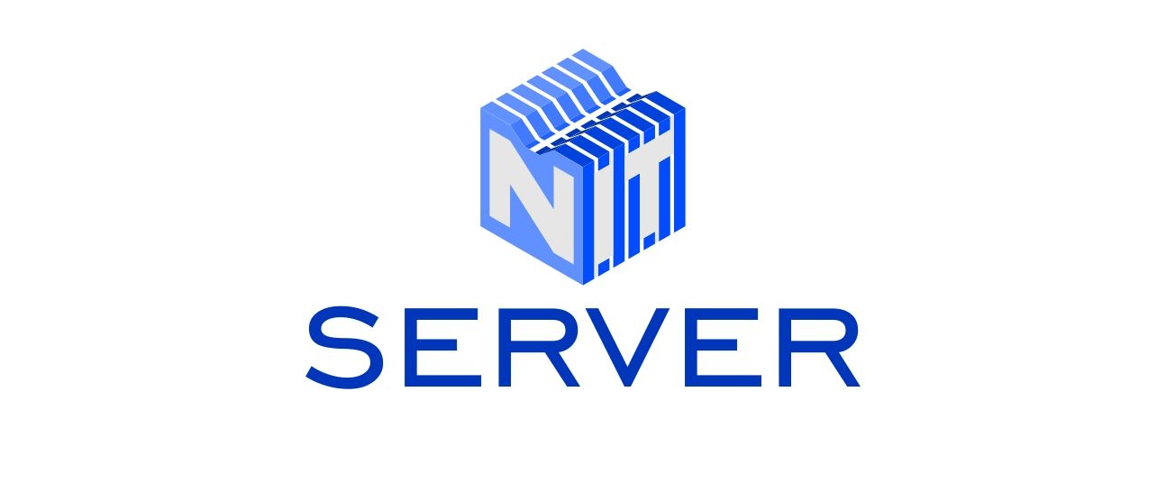 Логотип компании NITserver - аренда серверов - дизайнер AlBoMantiS