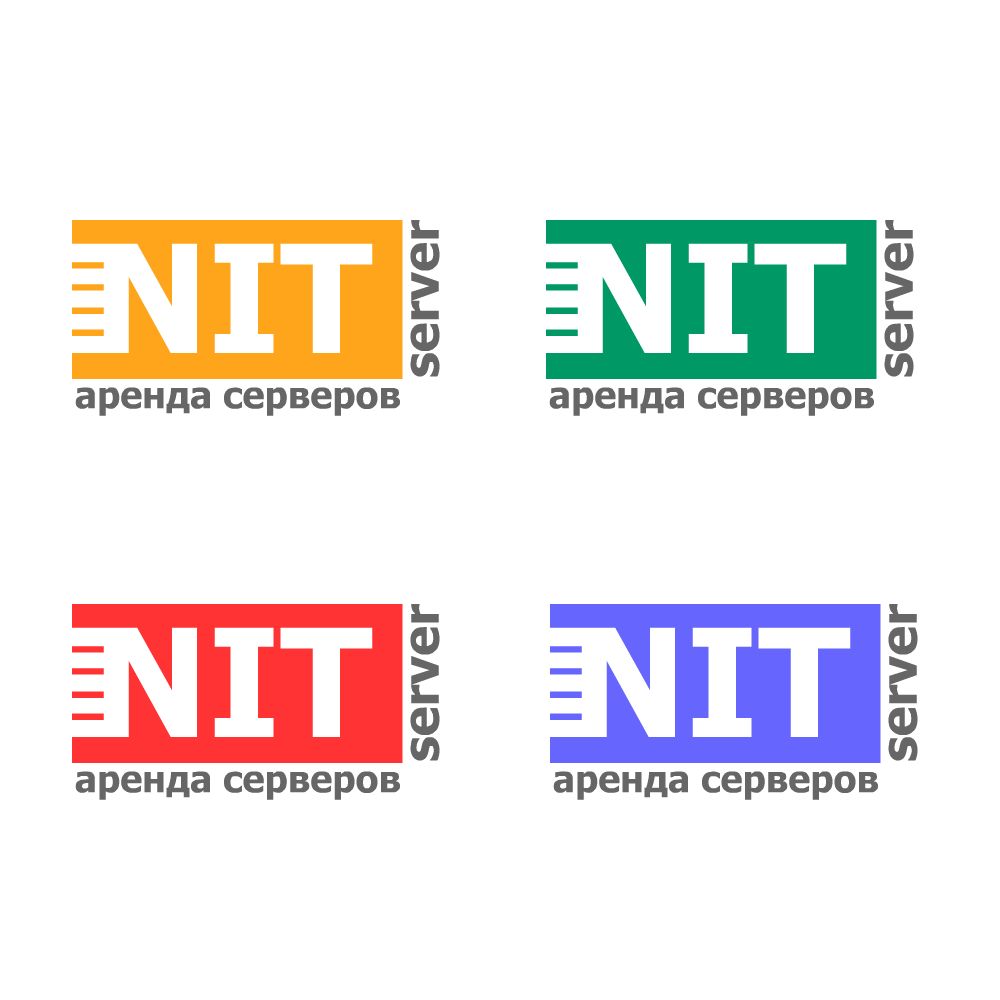 Логотип компании NITserver - аренда серверов - дизайнер hunter7035