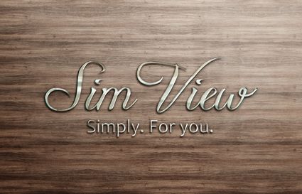 SimView лого и фирменный стиль - дизайнер Cuan