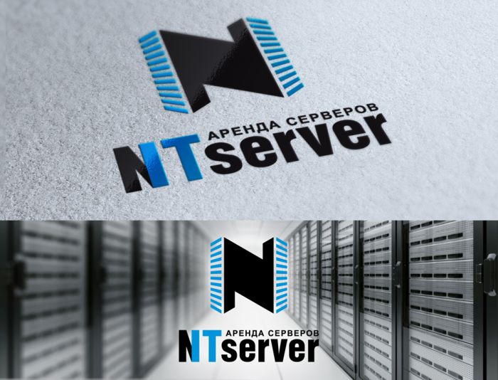 Логотип компании NITserver - аренда серверов - дизайнер Yarlatnem