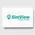 SimView лого и фирменный стиль - дизайнер U4po4mak