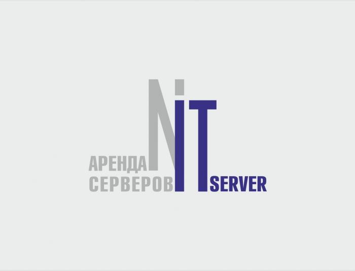 Логотип компании NITserver - аренда серверов - дизайнер SobolevS21