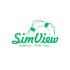 SimView лого и фирменный стиль - дизайнер SeagullJohn
