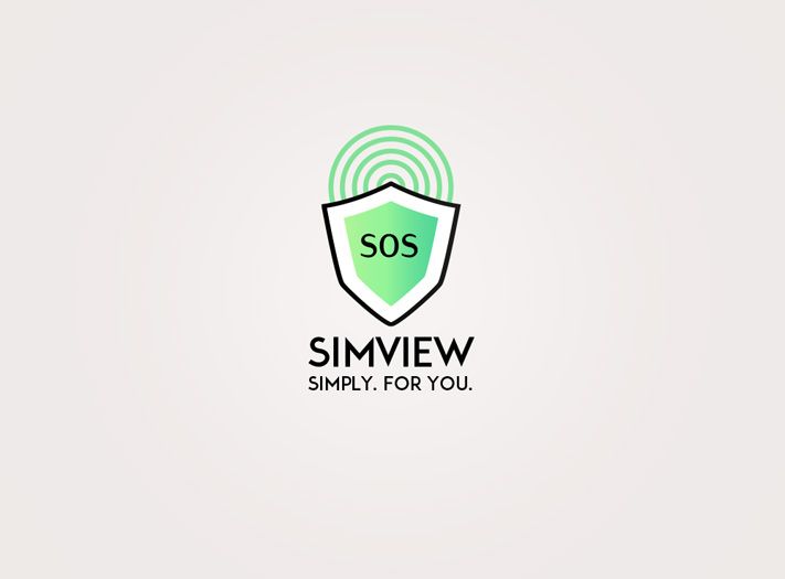 SimView лого и фирменный стиль - дизайнер Letova