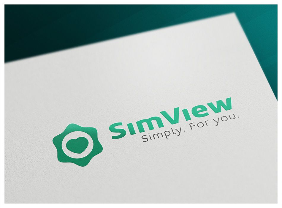 SimView лого и фирменный стиль - дизайнер stulgin