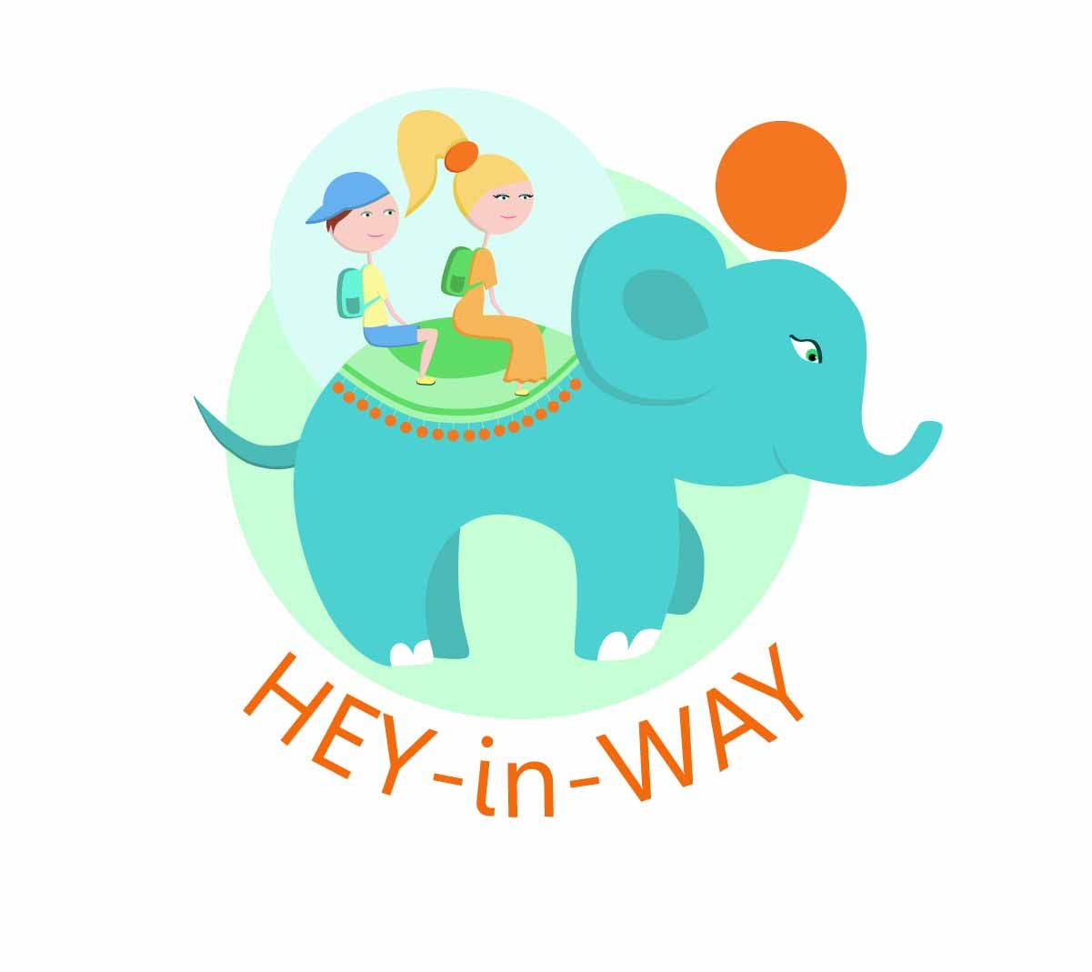 Лого сайта совместных путешествий HEY-in-WAY - дизайнер pestrina
