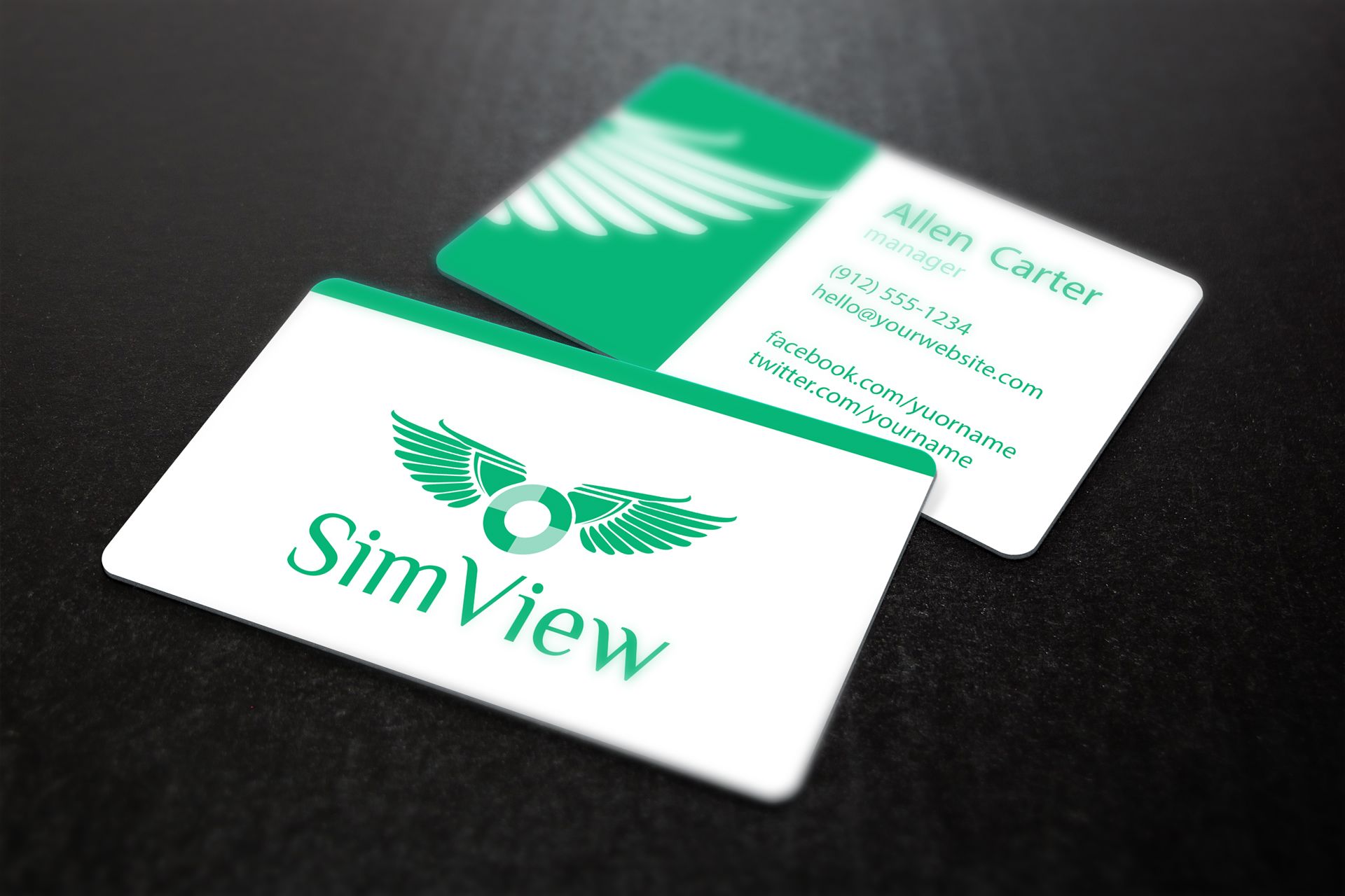 SimView лого и фирменный стиль - дизайнер Advokat72