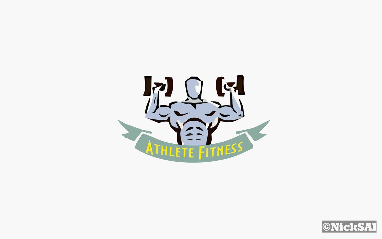 Логотип Athlete Fitness - дизайнер NickSAl