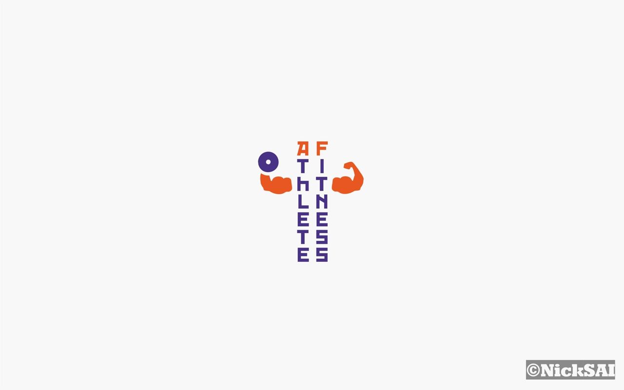 Логотип Athlete Fitness - дизайнер NickSAl