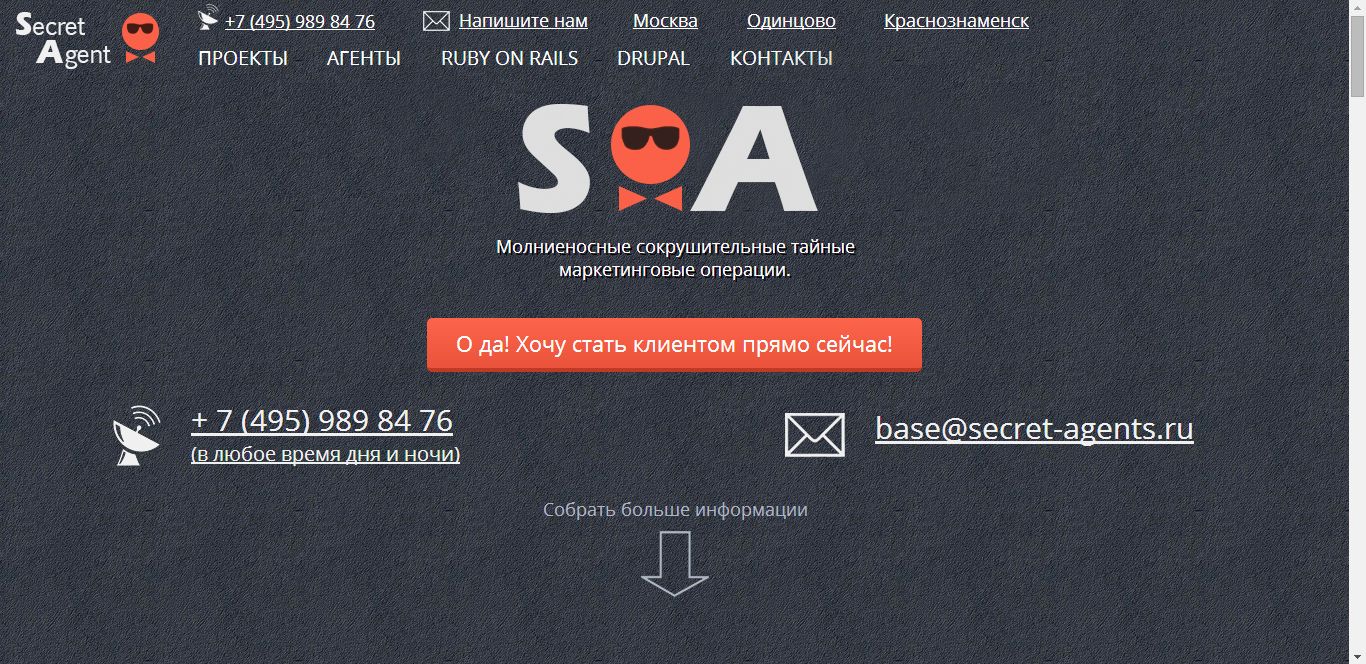 Логотип для веб-разработчика Secret Agents - дизайнер Selinka