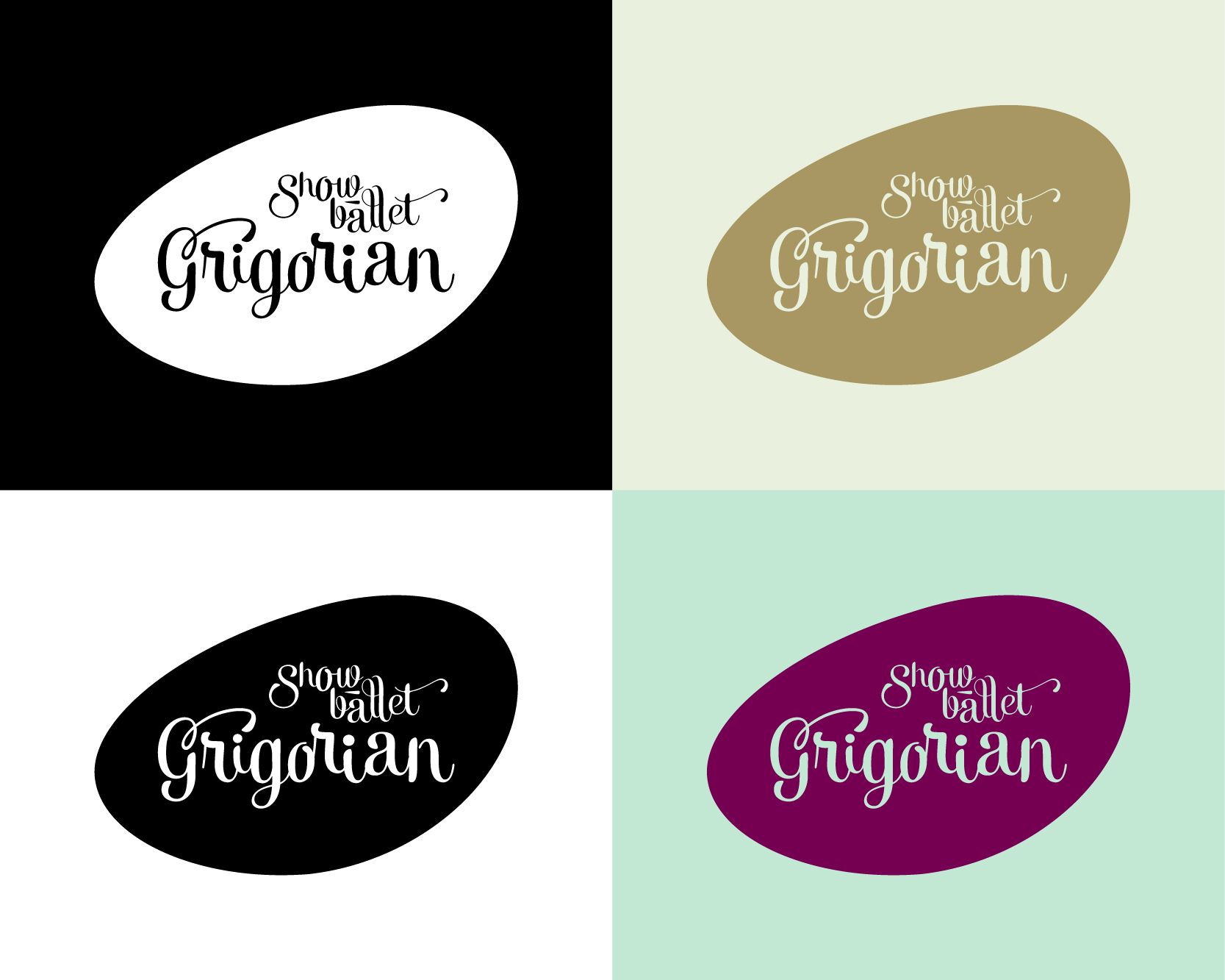 Фирменный стиль и лого для шоу-балета Grigorian - дизайнер MashaBoobnova