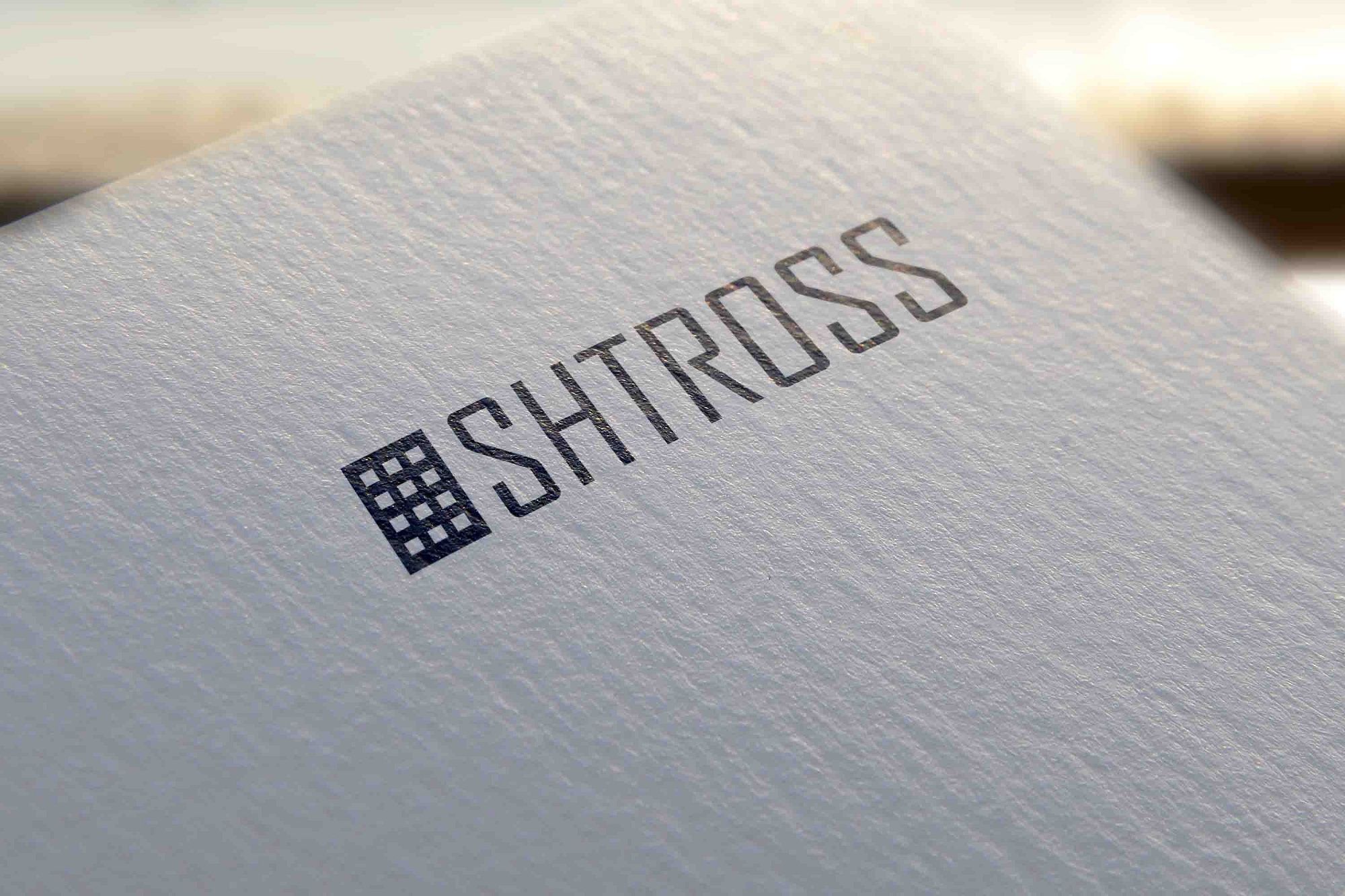 Логотип для строительной компании SHTROSS - дизайнер artmariask