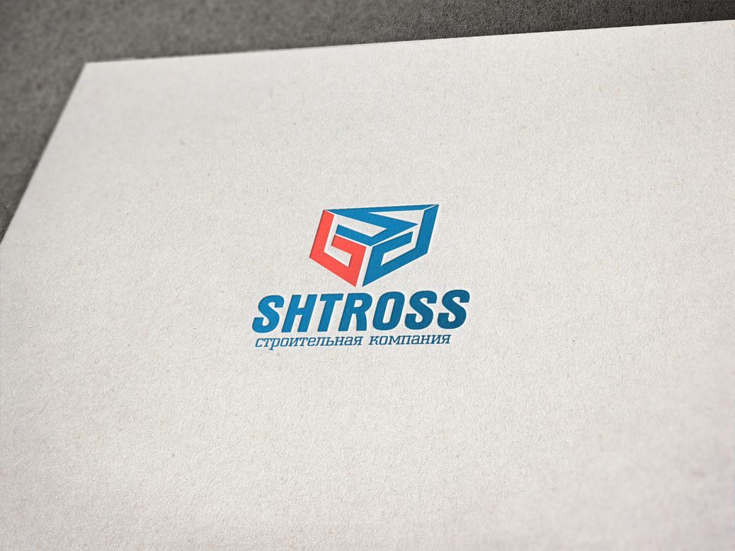 Логотип для строительной компании SHTROSS - дизайнер SmolinDenis