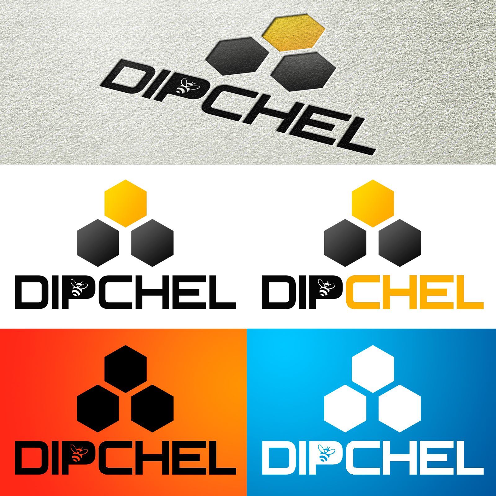 Логотип и фирменный стиль для Dipchel - дизайнер Splayd