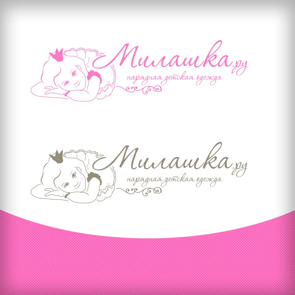 Логотип и стиль интернет-магазина Милашка.ру - дизайнер IAmSunny