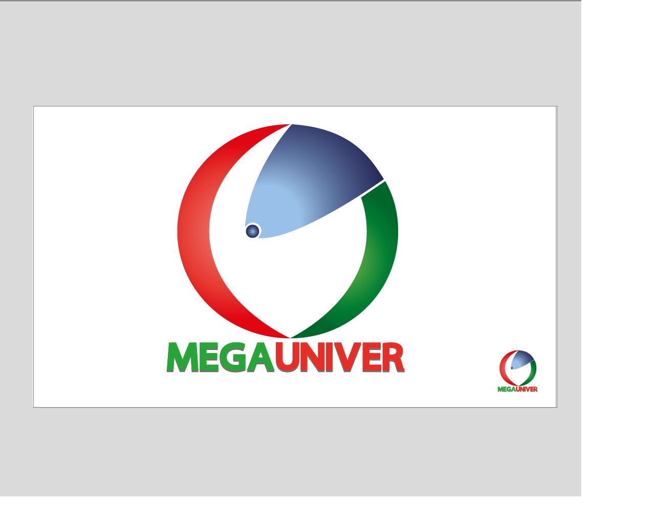 Разработка логотипа для сайта megauniver.ru - дизайнер GVV