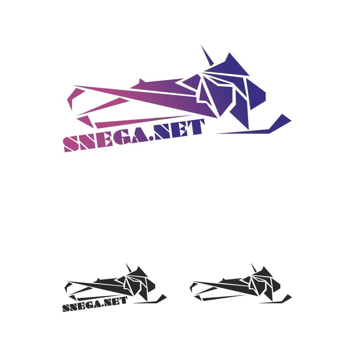 Разработка логотипа для сайта snega.net - дизайнер LinariaBrikner