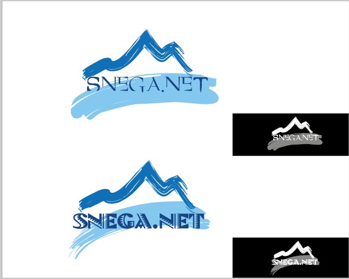 Разработка логотипа для сайта snega.net - дизайнер FLINK62