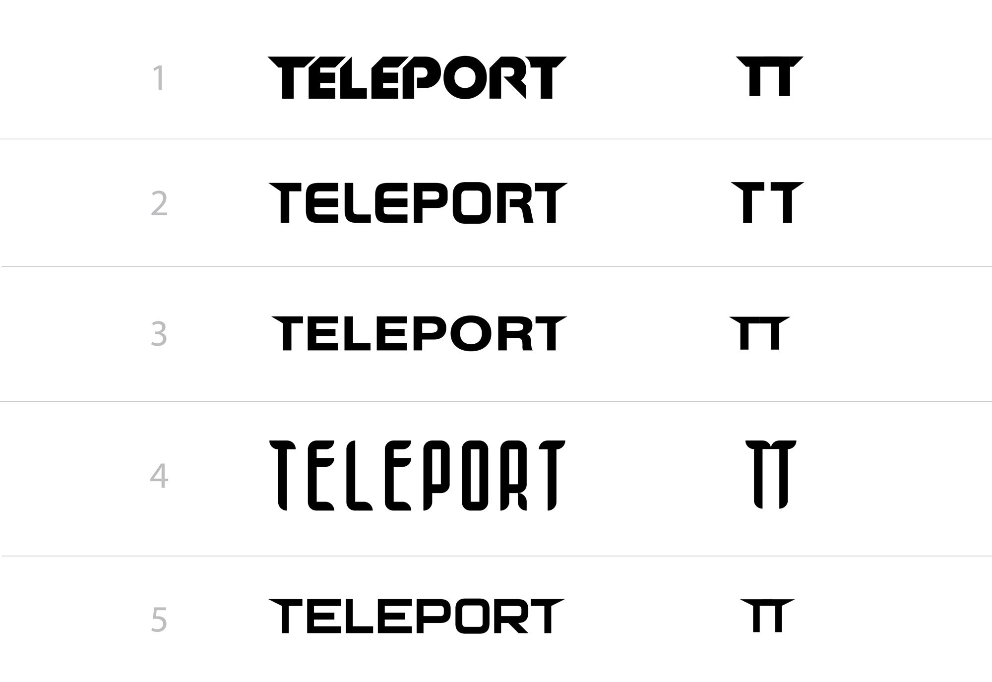 Логотип для Телепорт - дизайнер deeftone