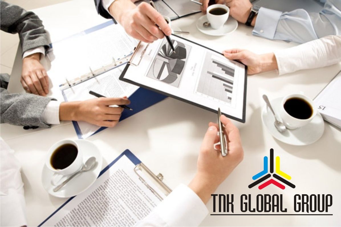 Логотип международной компании - TNK GLOBAL GROUP - дизайнер FishInka
