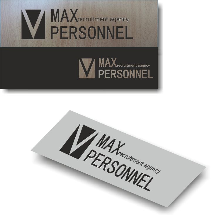 Логотип для Макс Персонал - дизайнер sv58